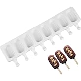 Myebi Magnum 8'li Silikon Dondurma Kalıbı Mini Boy, Beyaz
