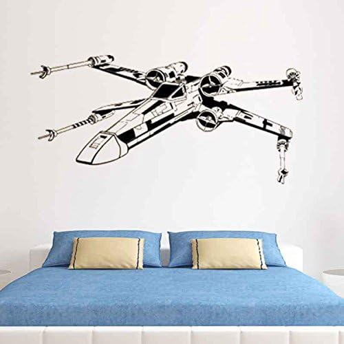 YIHOPAINTI Spacecraft Wall Decal Stickers for Kids Room Living Room Office Bathroom Kitchen Bedroom Home Decor