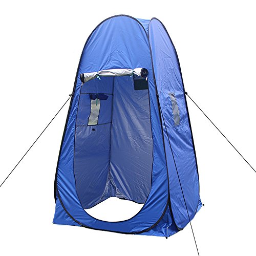 Preisvergleich Produktbild Tragbares Pop-up Zelt,elecfan Ultraleichtes Outdoor Dressing Zelt, Wurfzelt, Toilettenzelt, Trekkingzelt Zelt Minipack für Camping, Zelten, Trekking, Outdoor-Abenteuer, Blau
