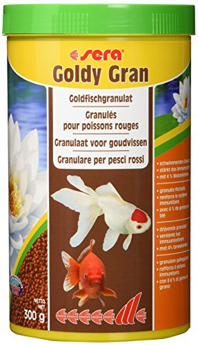 sera 00872 goldy gran 1000 ml - Granulatfutter für größere Goldfische und andere Kaltwasserfische