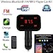 Produktbild Big-Mountain Drahtloser Bluetooth Transmitter, Wireless Radio AdapterUSB-Ladegerät, 3 In 1, MP3 Bluetooth Auto FM Übermittler, Zigarettenanzünder, U Disk Spiel (Schwarz)