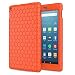 Produktbild MoKo Hülle für Fire HD 2016 8 Zoll - [Honey Comb Series] Lightweight Silikon Case Stoßfest [Kids Kinderfreundlich] Schutzhülle für Fire HD Tablet (Vorherige 6. Generation - 2016), Orange