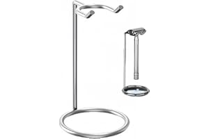 Filvczt Rasierer-Halter, Rasierständer, Trimmer-Aufbewahrungsregal, mit hochwertigem Edelstahl, platzsparendes Design und rutschfester Unterseite, 5 x 12 cm, für Herren