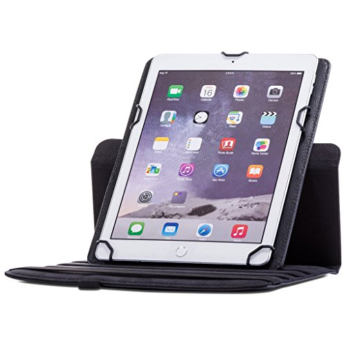 Schutzhülle Ständer Schwarz Kunstleder 360 Grad Drehbar Für IPad Und IPad 3 Mit Wach Und Schlaf Funktion – Schwarz 02 - 2