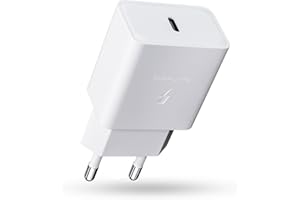 JUPPTELECTRONICS Cargador USB C 15W, Cargador Rápido Tipo C Enchufe Adaptador de Corriente de Móvil para Samsung Galaxy S21 S20 S10 S9 S8 Plus S10e A51 A50 A34 A33 A20e A14 A13, iPhone 12/13/14/15/11 Pro iPad/Air