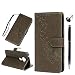 Produktbild MOTO G6 Play Handyhülle MOTO E5 Handy Hülle Löwenzahn Muster Leder Tasche Flipcase Cover Schutzhülle Silikon Handytasche Skin Ständer Klapphülle Schale Bumper Magnetverschluss Fächer Brieftasche-Grau