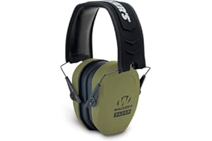 Walker's Razor Slim passiver Ohrenschützer, ultraflaches Profil, Olivgrün, Einheitsgröße