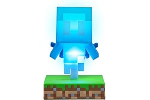 Minecraft Paladone Allay freistehende Schreibtischleuchte, Spielzimmer-Dekoration und Merchandise für Jungen und Mädchen, Nachtlicht-Geschenk, Zubehör für Spielzimmer und Schlafzimmer