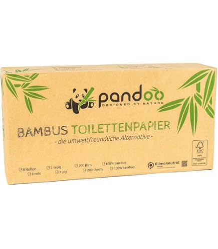 Hempur Bamboo Toilet Paper, 2-Ply, Super Soft, Sustainable, Unbleached, No  Chemicals and Pesticides, Made in the EU, 4 x 6 Rolls of 250 Sheets :  Amazon.de: Health & Personal Care