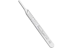 SWANN-MORTON Swann Morton - Mangos de bisturí estándar, n.º 3, n.º 3L, n.º 4, n.º 4L, n.º 5B, n.º 7, n.º 9, n.º B3, n.º B3L, fabricado en Reino Unido (n.º 4)