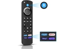 EFFDRDFS Ersatz-Sprachfernbedienung 4th Gen, Ersatzfernbedienung mit Sprachfunktion Passend Smart TVs Stick 2nd Gen & 3rd Gen, für Smart TVs Stick 4K & Lite, Smart TV Cube 2nd Gen & 3rd Gen