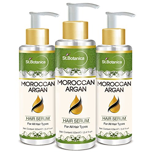 St.Botanica Moroccan Argan Hair Serum - 100ml - Infused Avocado, Grapeseed Oil x 3 Pack RS.1799 (40.00% Off) - Amazon