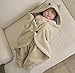 Gaorui baby parisarc blanket Infant hoodie fleece Swaddle wrap sleeping bag stroller