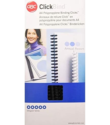 16 mm Reliures Click GBC ClickBind pour max. 145 feuilles / 50 pièces 16 mm Reliures Click GBC ClickBind pour max. 145 feuilles / 50 pièces