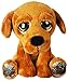 Suki Gifts Lil Peepers Fun Maggie Labrador Dog Plush Toy with Silver Sparkle Accents (Medium, Brown)