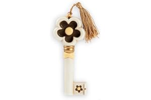 Egan Chiave Collezione Chiavi. Oggetto Realizzato in Ceramica di Colore Bianco. Dimensione: 13,5X1,5X5 cm. La referenza è CH16S/2FI