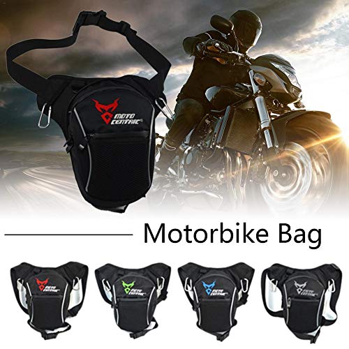 juman634 Moda Motocicleta Gota Pierna Bolsa Nylon Impermeable Al Aire Libre Casual Bolsa de Cintura Motocicleta Moto Crossbody Bolsa de Hombro