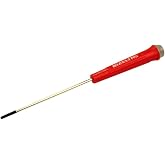 izeltas 4500172560 Elektronik&ccedil;i Tip Klemens D&uuml;z U&ccedil;lu Tornavida, Kırmızı, 2.5 X 60 Mm