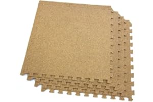 Cork Tiles x 4 with EVA Foam base (16 sqft) by Easimat 507