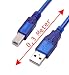Produktbild Highspeed Druckerkabel Scannerkabel USB A auf USB B - Multifunktions-Kabel - 0,3Meter, 3Meter und 5 Meter lang blau (0,3)