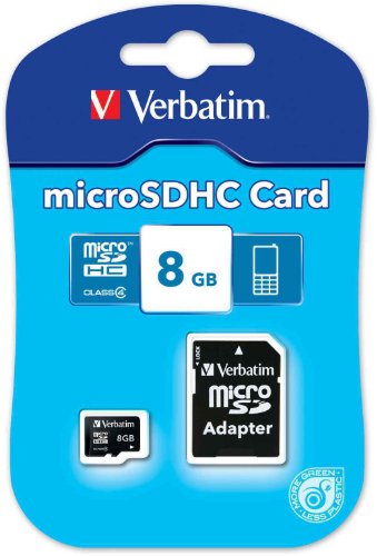 Verbatim Class 4 microSDHC 8GB Speicherkarte - 2