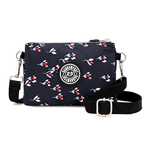 Preisvergleich Produktbild Frauen Wasserdichte Umhängetasche Umhängetasche Crossbody-Tasche Weibliche cusual Mom Taschen Reisetaschen Freizeittasche (17*12*3cm, C64)
