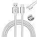 Produktbild Walton Primo X4 Pro Starkes Nylon Geflochten USB C Kabel auf USB 2.0 [1M] USB Type C Ladekabel – SILBER [Metall Steckverbinder] [USB-C zu USB A]