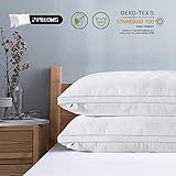 viewstar 2er Set Kopfkissen 40x80 cm, 2 x 850g Mikrofaser Füllung, Super Weiche & Angenehme Schlafkissen, Bett Kissen für Allergiker Atmungsaktiv Komfort Seitenschläferkissen Fest Stützend Hochwertig viewstar 2er Set Kopfkissen 40x80 cm, 2 x 850g Mikrofaser Füllung, Super Weiche & Angenehme Schlafkissen, Bett Kissen für Allergiker Atmungsaktiv Komfort Seitenschläferkissen Fest Stützend Hochwertig