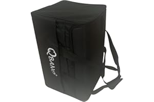 Qbano Funda de cajón Flamenco Acolchada, Color Negro