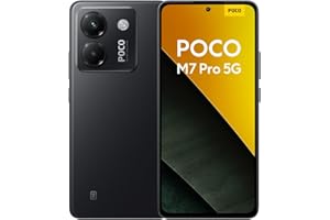 Xiaomi POCO M7 Pro 5G - Smartphone de 12+512GB, Cámara de 50 MP Sony con OIS, Pantalla AMOLED de 6,67" 120 Hz, Carga Turbo de 45W, Cargador no Incluido, Negro (Versión ES)