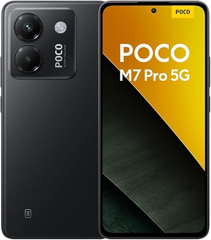 XIAOMI Poco M7 Pro 5G Smartphone 12 + 512 GB Nero, con NFC, HD