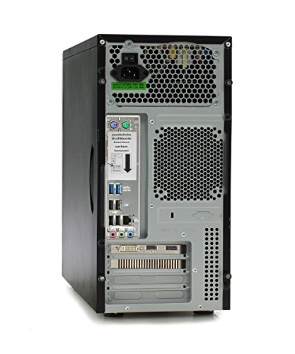 CSL Gaming PC Speed X4849 inkl. Windows 10 – Intel Core i7-7700 4x 3600MHz, 16GB RAM, 240GB SSD, 1000GB HDD, GeForce GTX 1060, DVD, USB 3.1 - 4