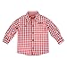 BONDI Karohemd, karo rot/weiss 74 Tracht Baby Jungs Artikel-Nr.90865