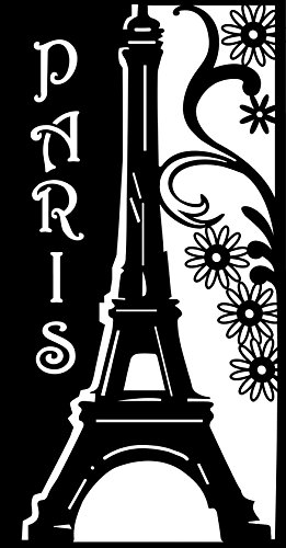 Marabu 028800005 - Silhouette Schablone Romantic Paris, DIN A4