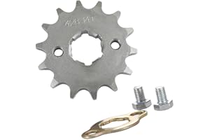 Gobfar Moto 428 14 Denti Pignone 17mm Sostituzione per 50cc 70cc 90cc 110cc 125cc Dirt Pit Bike Mini Bike ATV 4 Ruote Moped, Quad Pit Dirt Trail Bike, Dirt Bike Anteriore Motore Pignone