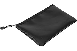 ‎TOPINCN Dokumententasche Feuerfeste Tasche Aktentasche Feuerfeste Sicherheit Wasserdichte Passport Geld Laptop Aufbewahrung für Home Office (27 * 16CM)