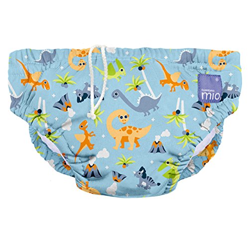 Bambino Mio, Reusable Swim Nappy, Dino, Small (0-6 Months)