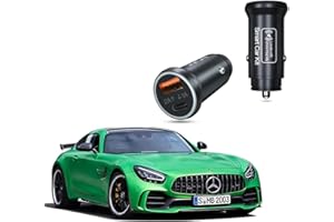 LIVERO GPS Tracker for Car with Dual‑Port Fast Car Charger, 18W USB‑C + USB‑A, Real‑Time Vehicle Locator via App, No Subscription, Plug & Play 12V Cigarette Lighter, Compatible with I-Phone