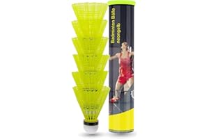 TK Gruppe Timo Klingler Palline da Badminton Gialle per Allenamento e Competizione, per Esterni e Interni