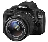 Canon EOS 100D SLR-Digitalkamera (18 Megapixel, 7,6 cm (3 Zoll) Touchscreen, Full HD, Live-View) Kit inkl. EF-S 18-55mm 1