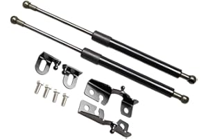 JINGLING Puntoni per cappa 124 Spider per Abarth 124 Spider NF2WK 2015 - Ammortizzatore a gas del cofano anteriore, supporti di sollevamento, modifica, nessuna perforazione, due anni di garanzia