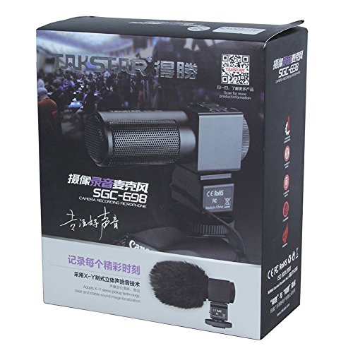 ATian SGC - 698 photographie Microphone pour Interview cam  scope DV Nikon Canon 1DX Canon 5DII 5DIII 1D MARKIV Canon 5D3 6D 7D 70D 60D 550D 5D 650D  600D  100D  Nikon D300S D4 35 D5100 D5200 53