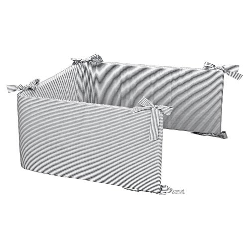 Sugarapple Nestchen & Bettumrandung in über 35 Stoffen mit stabilem Schaumstoffkern und abnehmbarem Bezug, Länge 200 cm für Baby & Kinderbetten, 100% Baumwolle, Oeko Tex 100, Made in Germany