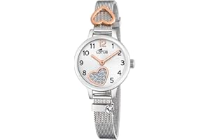 LOTUS Filles Analogique Quartz Montre avec Bracelet en Acier Inoxydable 18659/1