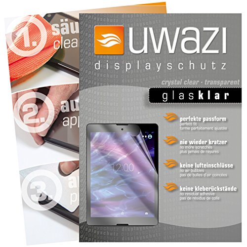 Medion Lifetab P9702 Schutzfolie 3x uwazi glas-klare Displayschutzfolie Folie