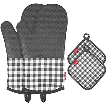 Ofenhandschuhe & Topflappen Mit Katzen-Motiv – Hitzebeständig Bis 180°C, Für Backen, Kochen & Grillen