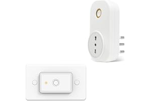LoraTap Presa Telecomandata con Telecomando, Presa Elettrica Italiana con Interruttore Senza Fili, 200m Controllo Remoto Wireless Switch per Elettrodomestici, 16A/3500W, 2 Anni di Garanzia