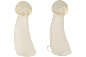 AUNMAS Corne Vache Protection Silicone Veau Bovins Taureau Vache Corne Anti-Combat Housse De Protection Protecteur Ferme Accessoire