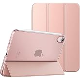 UnDePlus iPad Mini 7 (A17 Pro) Mini 6 ile uyumlu Kılıf PU Deri Smart Standlı Case 2021-2024