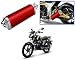 Auto Pearl Premium Quality High Performance Bike Exhaust Muffler Silencer Triangle Red For - Mahindra Pantero RS.2899.00